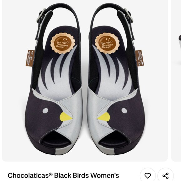 Hot chocolate designs black bird platforms - Picture 2 of 2